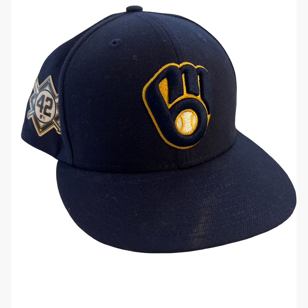 Milwaukee Brewers New Era Jackie Robinson Day commemorative Jace Peterson hat